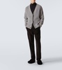 Boston 1774 shearling-lined suede mules