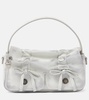 Multipocket Micro leather tote bag