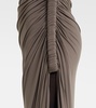 Asymmetric midi dress