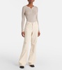 Padua mid-rise cotton corduroy flared jeans