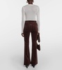 Farrah velvet flared pants