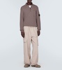 Rozes suede-trimmed sneakers
