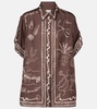 Sammy printed silk shirt