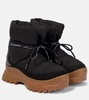 Padded ankle boots