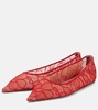 Barbara lace ballet flats