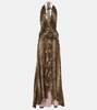 Georg leopard-print maxi dress