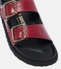 Arizona snake-effect leather sandals