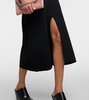 Ruffled midi dress