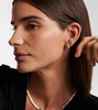 Claw 18kt gold earrings with diamonds