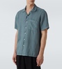 Linen bowling shirt