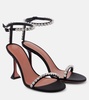 Gigi 95 embellished satin sandals