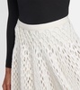 High-rise knit miniskirt