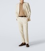 Silk and cotton polo shirt