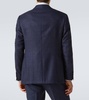 Wool, silk, and linen blazer