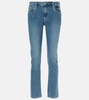 High-rise skinny jeans