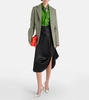 Hot Rumor 105 leather and PVC slingback pumps
