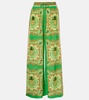 La Musica printed silk palazzo pants
