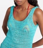 Athena crochet cotton midi dress