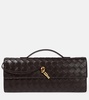 Andiamo Intrecciato leather clutch
