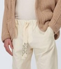 Akasha cotton-blend straight pants
