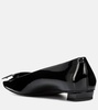 Belle Vivier patent leather ballet flats