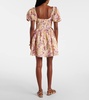 Caramelo Florecer cotton minidress