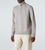 Cashmere half-zip sweater