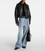 Darsha mid-rise barrel-leg jeans