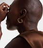 Coil 18kt gold hoop earrings
