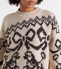 Wool-blend jacquard sweater
