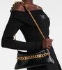 1945 PB embossed leather clutch