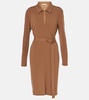 Dorema belted jersey minidress