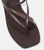 Rita leather thong sandals