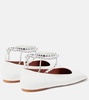 Ane embellished leather ballet flats