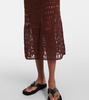 Marissa cotton crochet midi dress