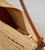 Hammock Mini raffia shoulder bag