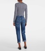 Ex Boyfriend cropped skinny jeans