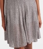 Sequined knitted minidress