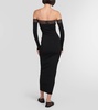 Vienne off-shoulder maxi dress