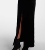 Velvet maxi dress