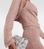 Alimia metallic knit shrug