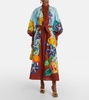 Dahlia cotton and silk shirt dress