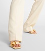 Aurelia crêpe straight pants