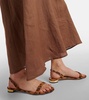 So Nude leopard-print suede sandals