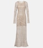 Sequined gown