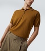 Cotton piqué polo shirt
