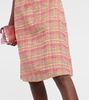 Checked midi dress