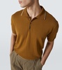 Cotton piqué polo shirt