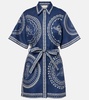 Oceane linen minidress