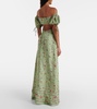 Cielo Honeysuckle floral linen maxi dress